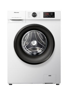 Hisense 7 kg Front Load Washing Machine With 1200 RPM speed & 15 Automatic programs WFVB7012M White  - Image 1