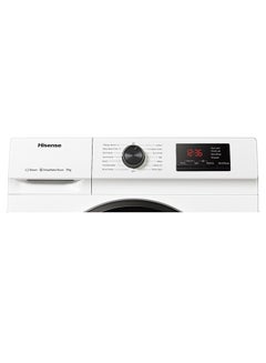 Hisense 7 kg Front Load Washing Machine With 1200 RPM speed & 15 Automatic programs WFVB7012M White  - Image 3
