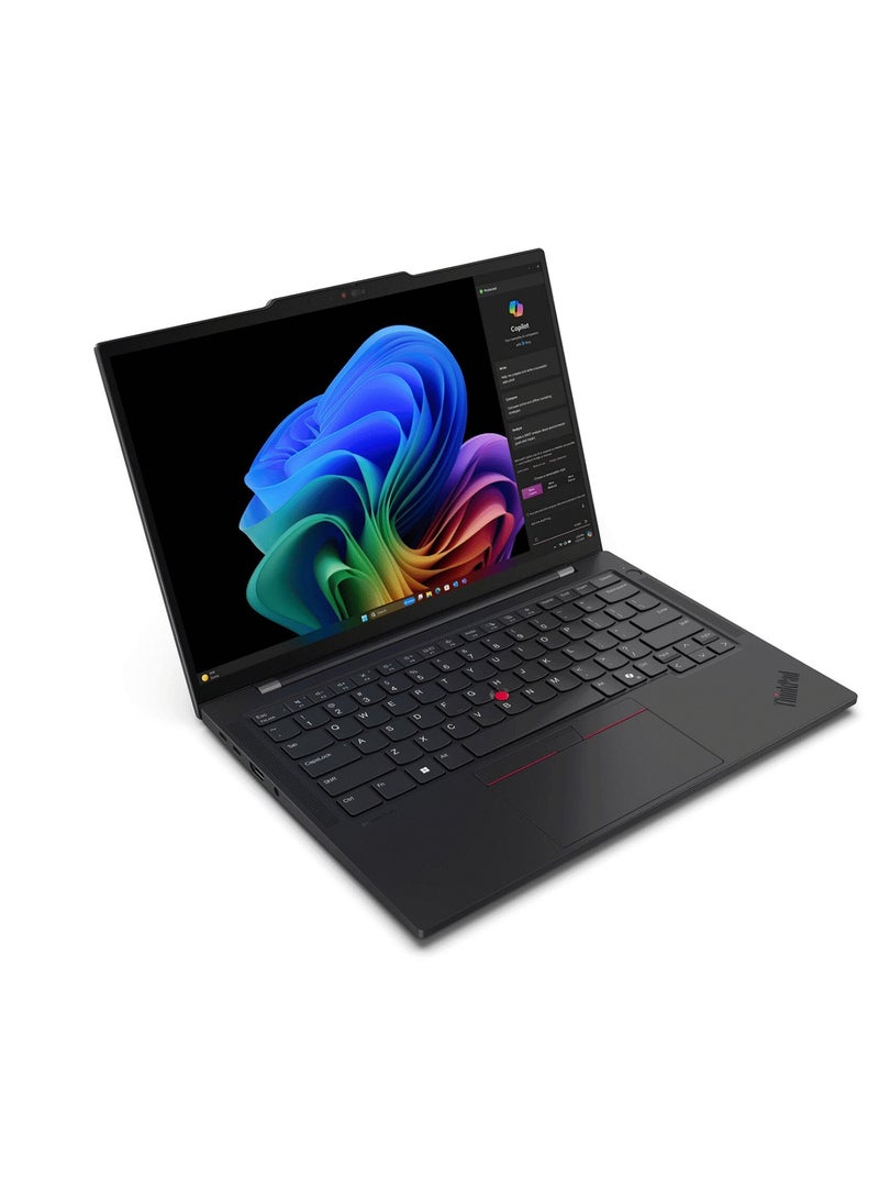 Lenovo ThinkPad T14s Gen 6 Laptop With 14-Inch WUXGA IPS Display, Snapdragon X Elite Processor/32GB RAM/1TB SSD/Qualcomm Adreno Graphics/Window 11 Pro English Black  - Image 2