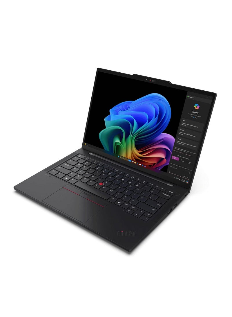 Lenovo ThinkPad T14s Gen 6 Laptop With 14-Inch WUXGA IPS Display, Snapdragon X Elite Processor/32GB RAM/1TB SSD/Qualcomm Adreno Graphics/Window 11 Pro English Black  - Image 3
