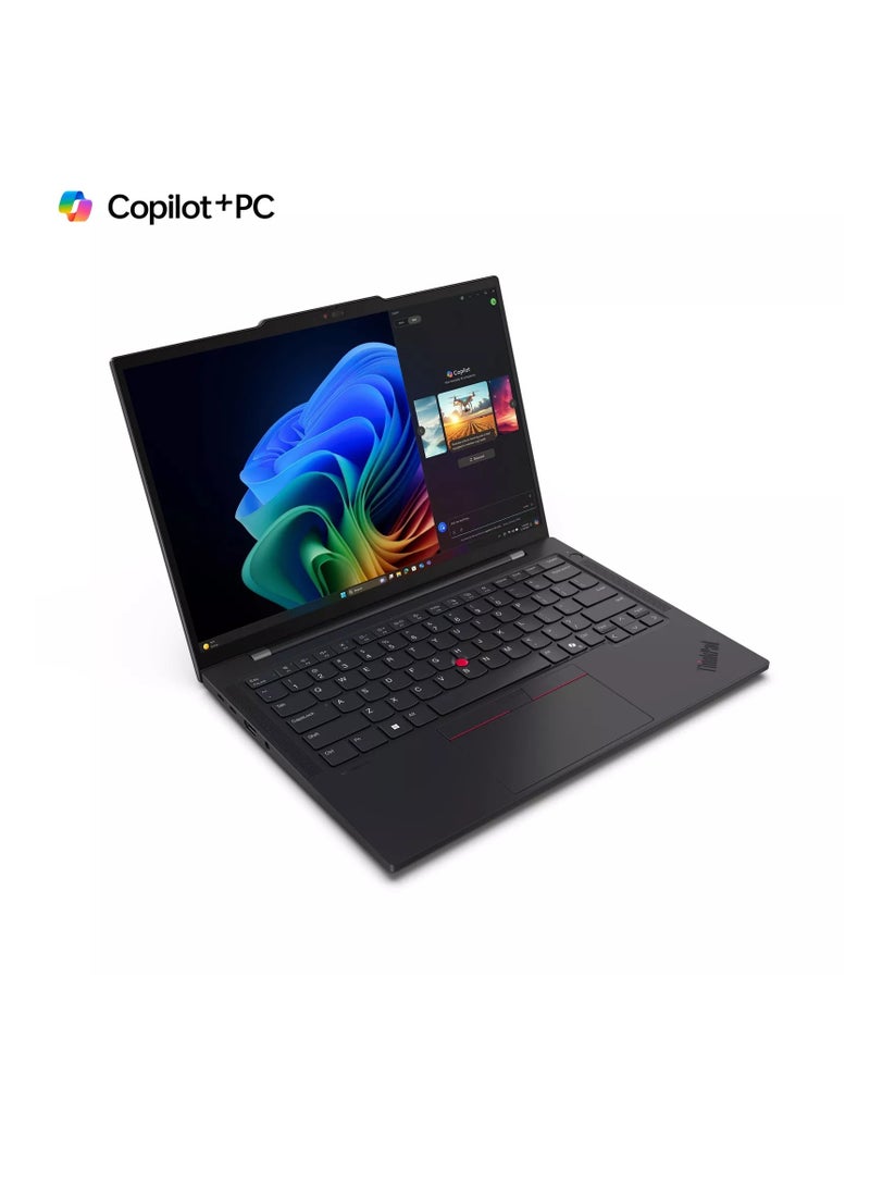 Lenovo ThinkPad T14s Gen 6 Laptop With 14-Inch WUXGA IPS Display, Snapdragon X Plus Processor/16GB RAM/512GB SSD/Qualcomm Adreno Graphics/Window 11 Pro English black  - Image 1
