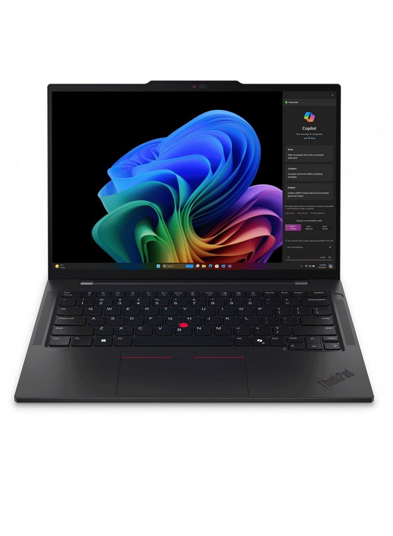 Lenovo ThinkPad T14s Gen 6 Laptop With 14-Inch WUXGA IPS Display, Snapdragon X Plus Processor/16GB RAM/512GB SSD/Qualcomm Adreno Graphics/Window 11 Pro English black  - Image 2