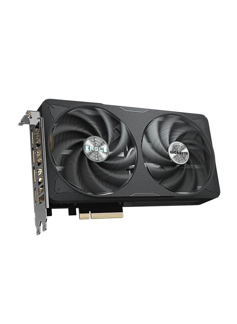 جيجابايت - GeForce RTX 5060 Ti EAGLE OC 8G Graphics Card – 8GB GDDR7, 28Gbps, 128-bit, PCIe 5.0, Core Clock 2617 MHz, WINDFORCE 2X Cooling, 1x 8-Pin Power, 3x DisplayPort 2.1b + 1x HDMI 2.1b, 7680x4320 Max Resolution, DirectX 12, OpenGL 4.6, ATX | GV-N506TEAGLE OC-8GD - Image 1