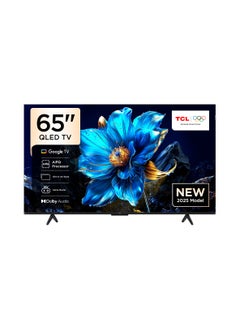 TCL 65 Inch QLED 4K Smart TV HDMI 3 USB1 60Hz DLG 120Hz 65P7K black 