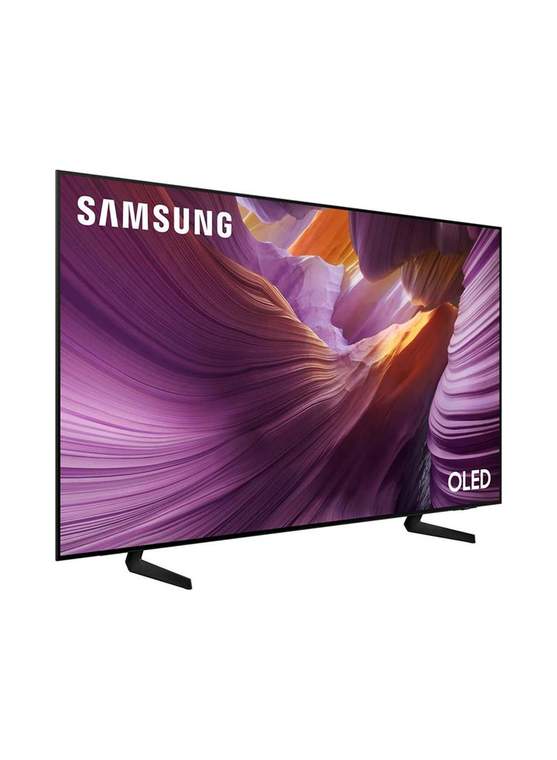 Samsung 55 Inch 4K Smart TV OLED AI Upscaling QA55S85FAEXSA Black - Image 3