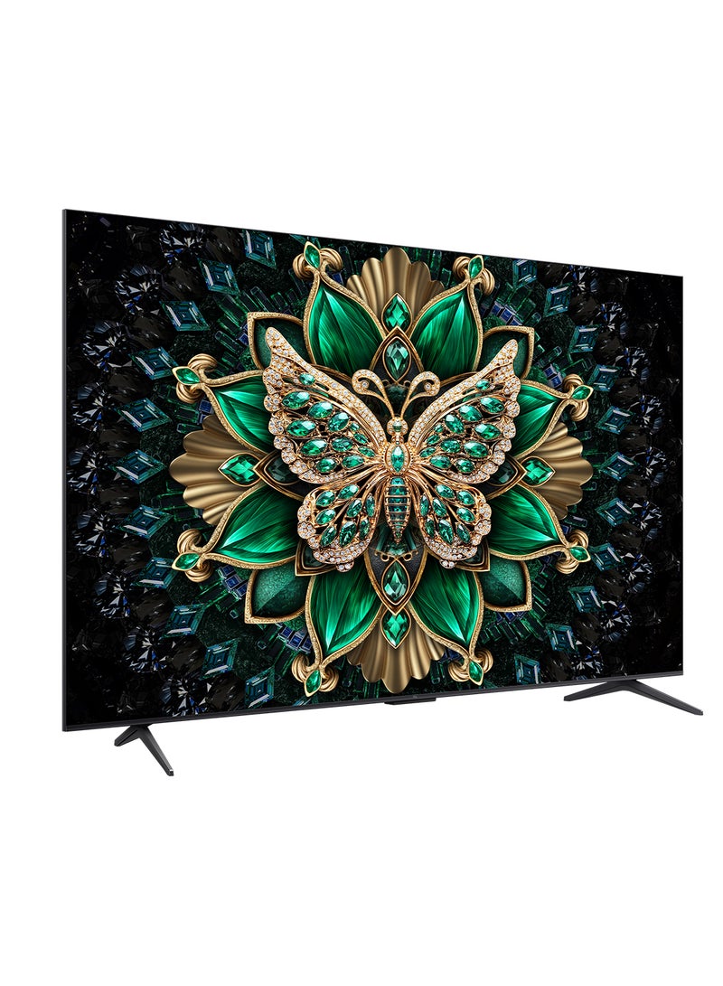 TCL 55 Inch Mini LED 4K Smart TV HDMI 4 USB1 144Hz 55C6K black  - Image 2