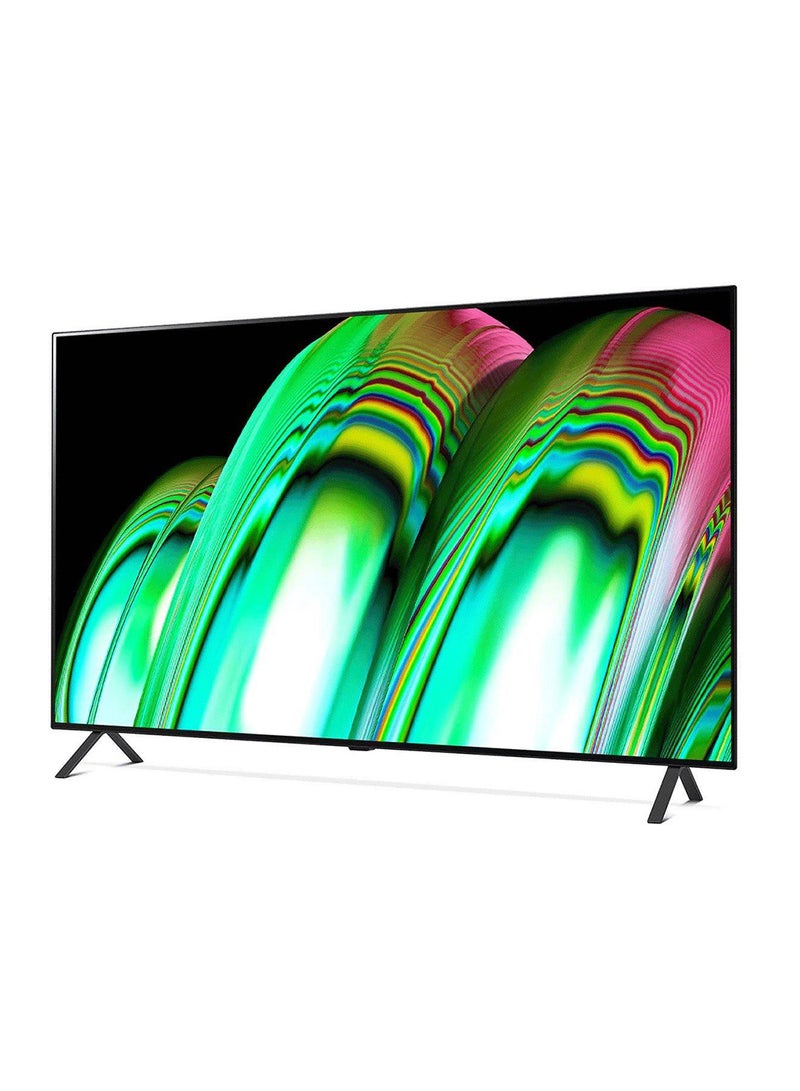 إل جي 55 Inch OLED 4K Smart TV OLED55A26LA black  - Image 2
