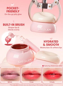 SHEGLAM Hydra Jelly Pocket Lip Jam - Guava Glow pink  - Image 3