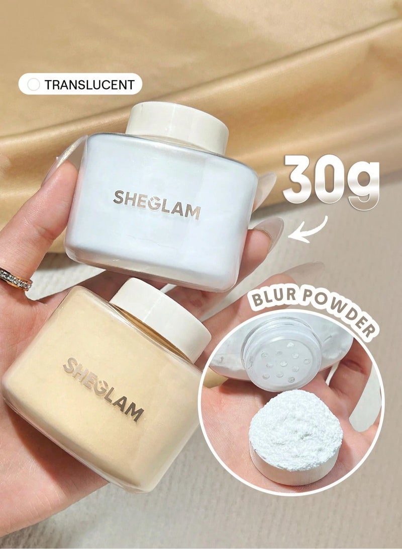SHEGLAM - Blur In A Bottle Loose Setting Powder - Translucent - Image 1