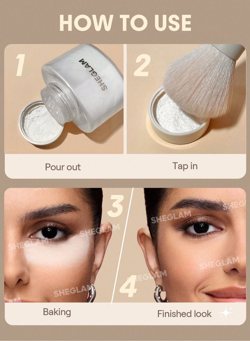 SHEGLAM - Blur In A Bottle Loose Setting Powder - Translucent - Image 1