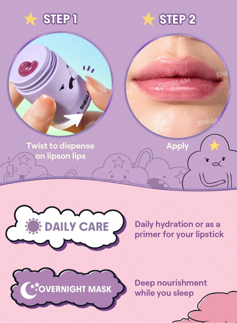 SHEGLAM Oh My Glob Tinted Lip Mask purple - Image 2