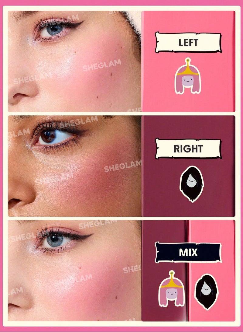 SHEGLAM Bubbline Cream Blush Duo Baby Pink - Image 4