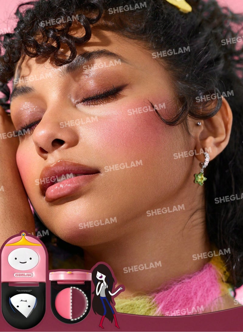 SHEGLAM Bubbline Cream Blush Duo Baby Pink - Image 5