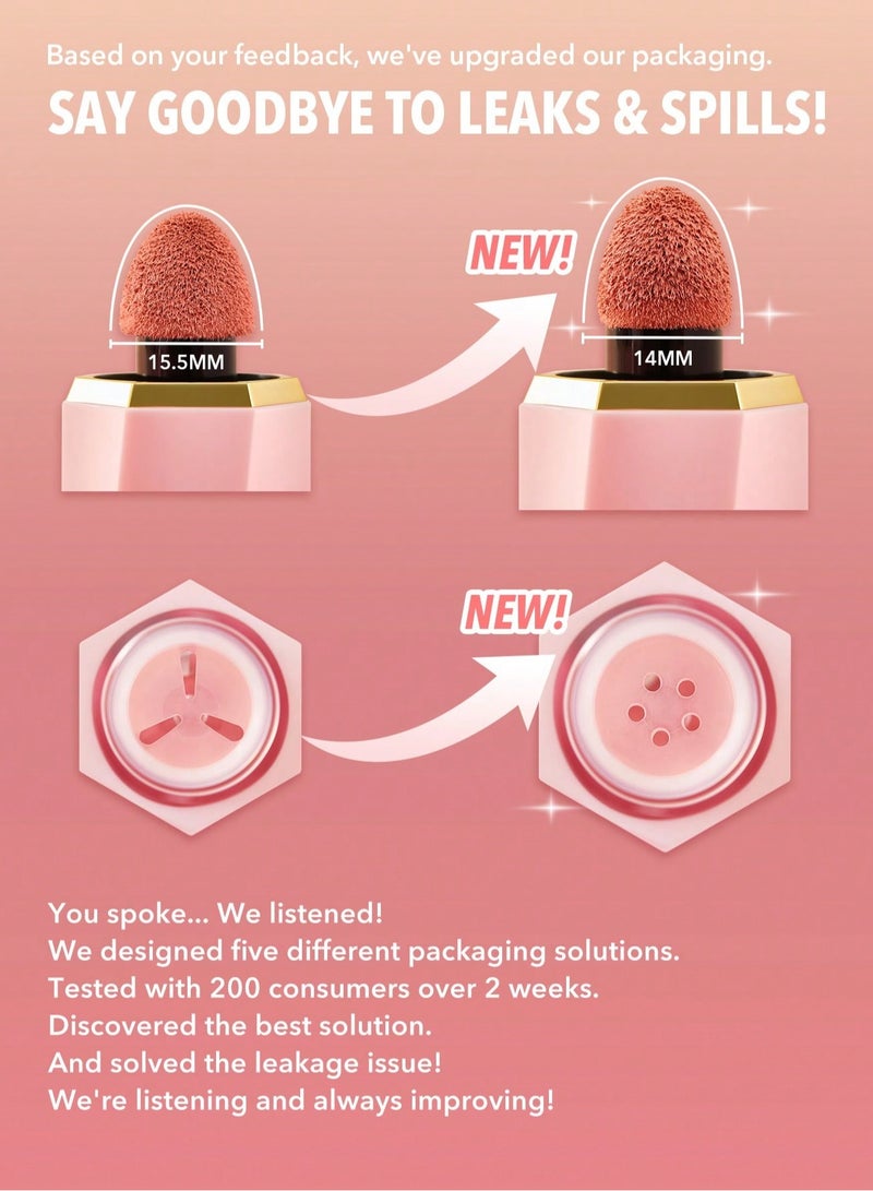 SHEGLAM - Color Bloom Liquid Blush - Pink Slip - Image 1