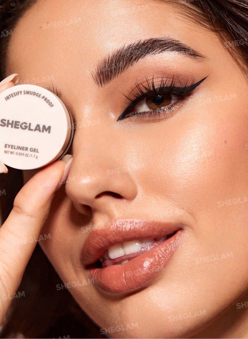 SHEGLAM Intensify Smudge-Proof Eyeliner Gel - Black  - Image 4