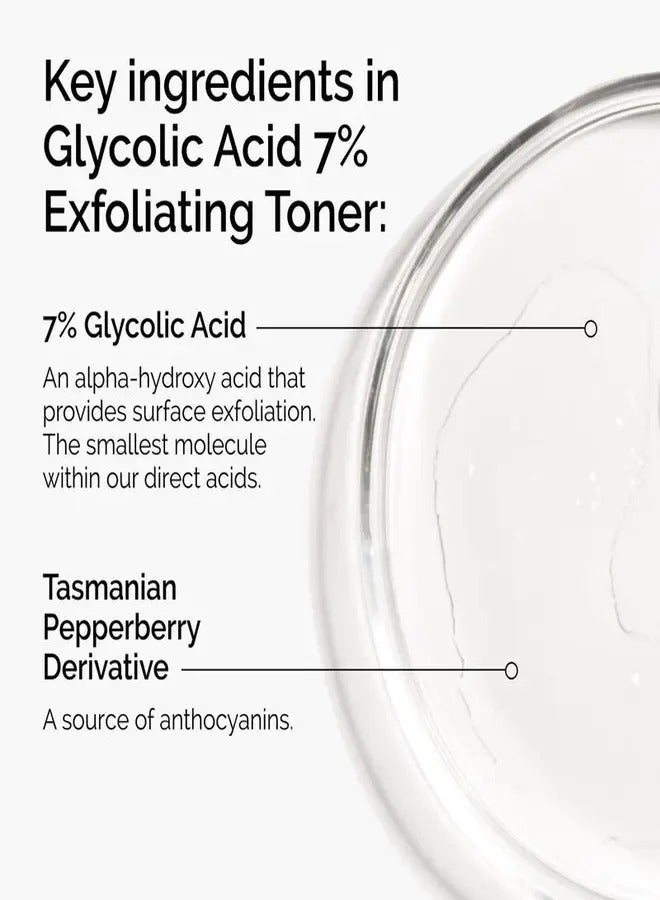 The Ordinary - Glycolic Acid 7% Exfoliating Toner 100ml - Image 1