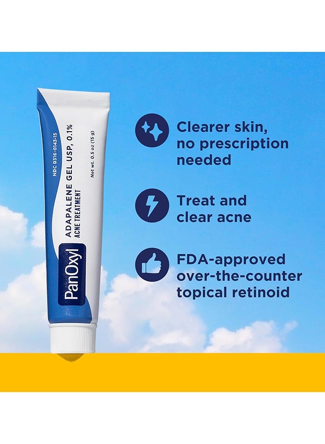 PanOxyl Adapalene Gel Usp, 0.1%, Acne Treatment 15grams  - Image 3