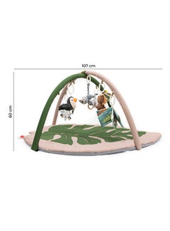 Moon Forest Theme Baby Play Mat with 7 Detachable Toys ( 0-18 Months) Beige  - Image 2