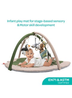 Moon Forest Theme Baby Play Mat with 7 Detachable Toys ( 0-18 Months) Beige  - Image 5