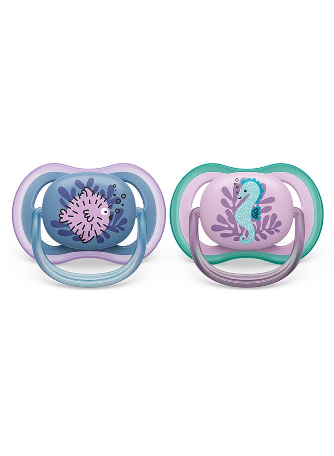 PHILIPS AVENT Pack Of 2 Ultra Air Pacifier  - Image 2
