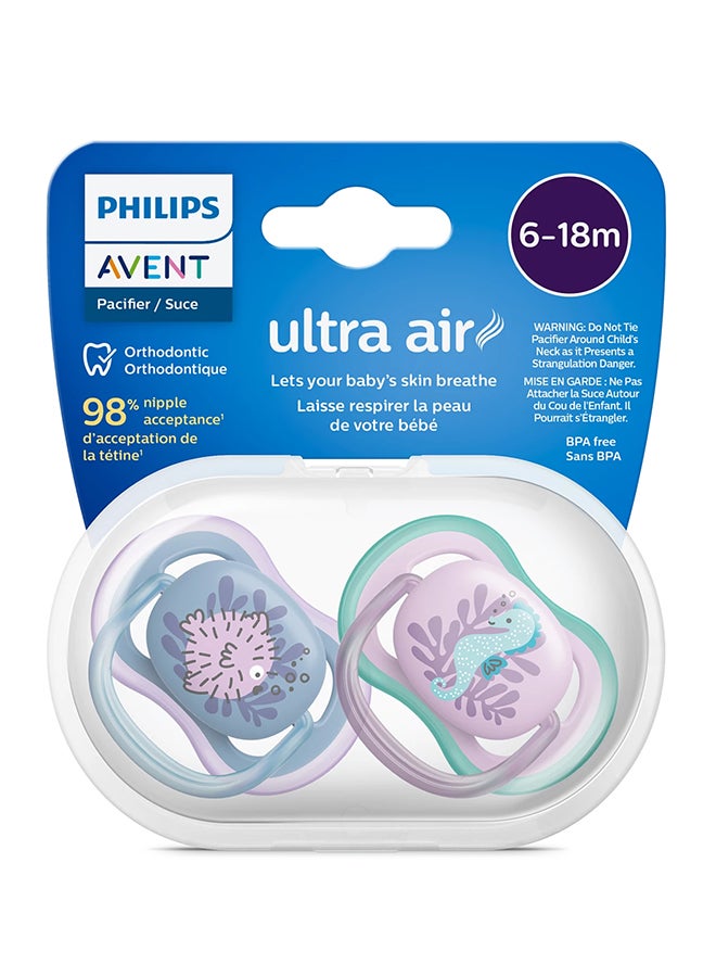 PHILIPS AVENT Pack Of 2 Ultra Air Pacifier  - Image 3