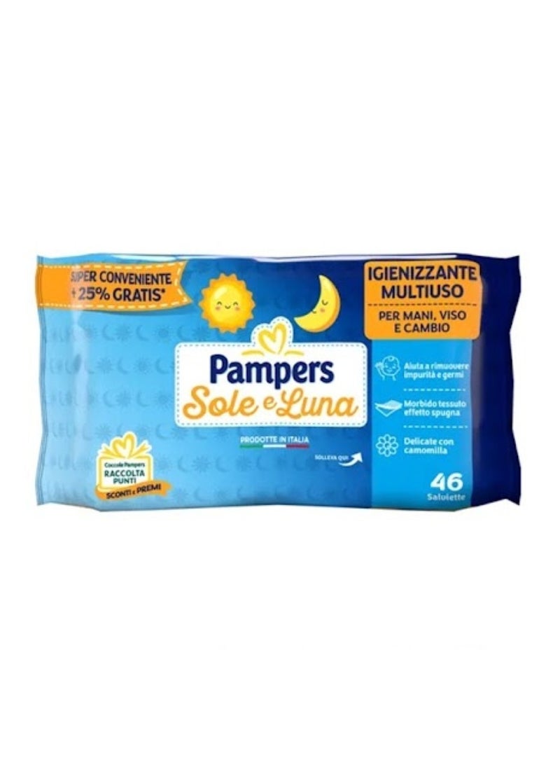 Pampers Wet Wipes, 46