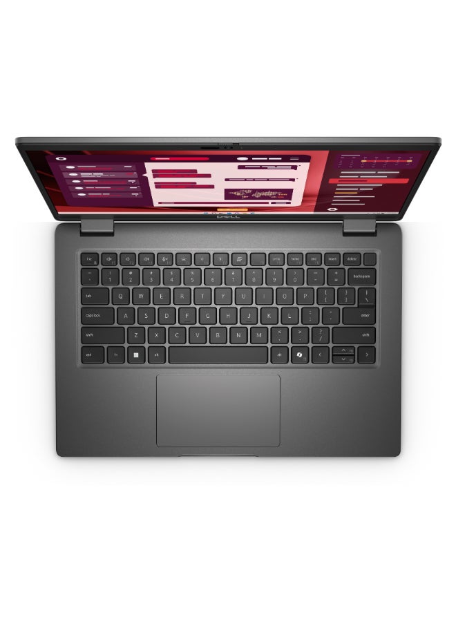 DELL Latitude 3450 Laptop With 14-Inch Display, Intel Core i7-1355U Processor/16GB RAM/512GB SSD/Intel Iris XE Graphics/DOS(Without Windows) +Essential Briefcase Black English/Arabic Black  - Image 4