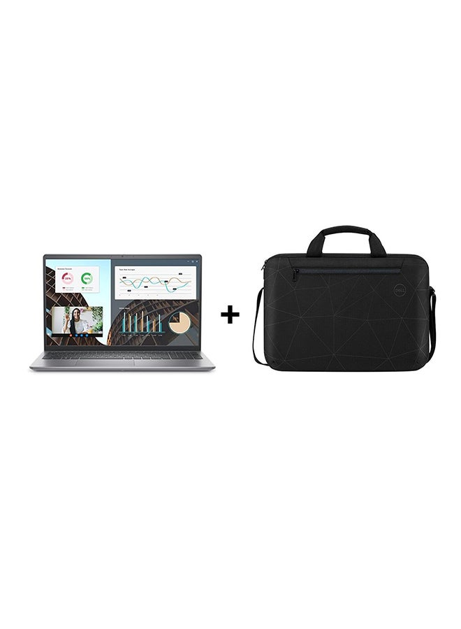 (Upgraded Version) Vostro 3530 Laptop With 15.6 Inch Full HD(1920x1080)Display,Core i7-1355U Processor/16GB RAM DDR4/ 512GB SSD/Intel UHD Graphics/DOS(Without Windows) +Essential Briefcase  /  / English/Arabic Black