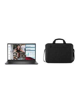 Inspiron 3520  Laptop With 15.6 Inch Display,Core i3  1215U Processor/8GB DDR4 RAM/ 512GB SSD/Intel UHD Graphics/DOS(Without Windows) +Essential Briefcase Black English/Arabic Black - pnsku/N70173274V/45/_/1746081074/5970ff4c-14e5-46f3-94ef-a60b65bf9168
