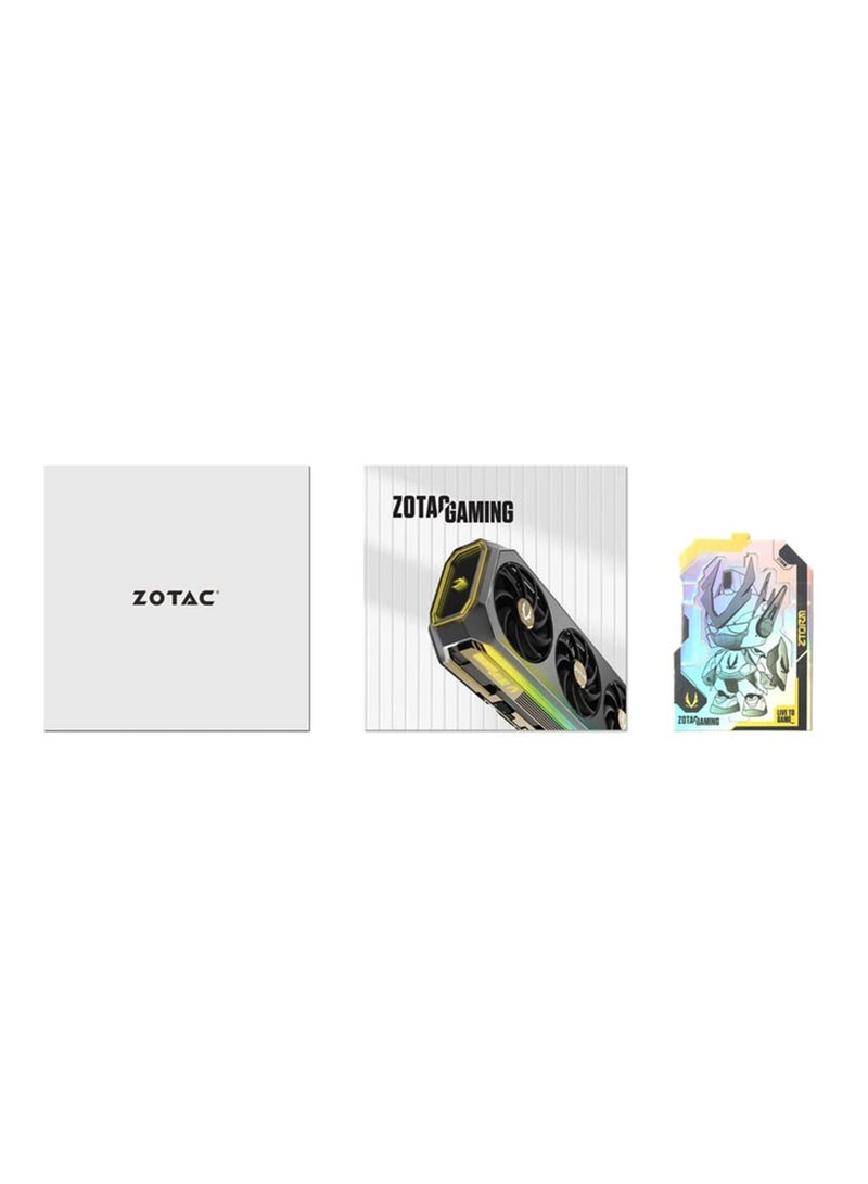 ZOTAC - GeForce RTX 5060 Ti 16GB GDDR7 AMP Graphics Card - NVIDIA Blackwell Architecture, DLSS 4, 4608 CUDA Cores, 2632 MHz Boost Clock, 28 Gbps Memory, PCIe 5.0 x8, Dual-Fan IceStorm 2.0 Cooling, 1x 8-Pin Power Connector, 4K/8K HDMI & DisplayPort, Metal Backplate, Compact SFF-Ready Design with White LED Lighting, Freez Fan Stop, Quad Display Support | ZT-B50620F-10M - Image 1