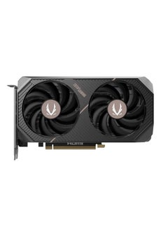 ZOTAC GeForce RTX 5060 Ti 16GB GDDR7 AMP Graphics Card - NVIDIA Blackwell Architecture, DLSS 4, 4608 CUDA Cores, 2632 MHz Boost Clock, 28 Gbps Memory, PCIe 5.0 x8, Dual-Fan IceStorm 2.0 Cooling, 1x 8-Pin Power Connector, 4K/8K HDMI & DisplayPort, Metal Backplate, Compact SFF-Ready Design with White LED Lighting, Freez Fan Stop, Quad Display Support | ZT-B50620F-10M  - Image 2