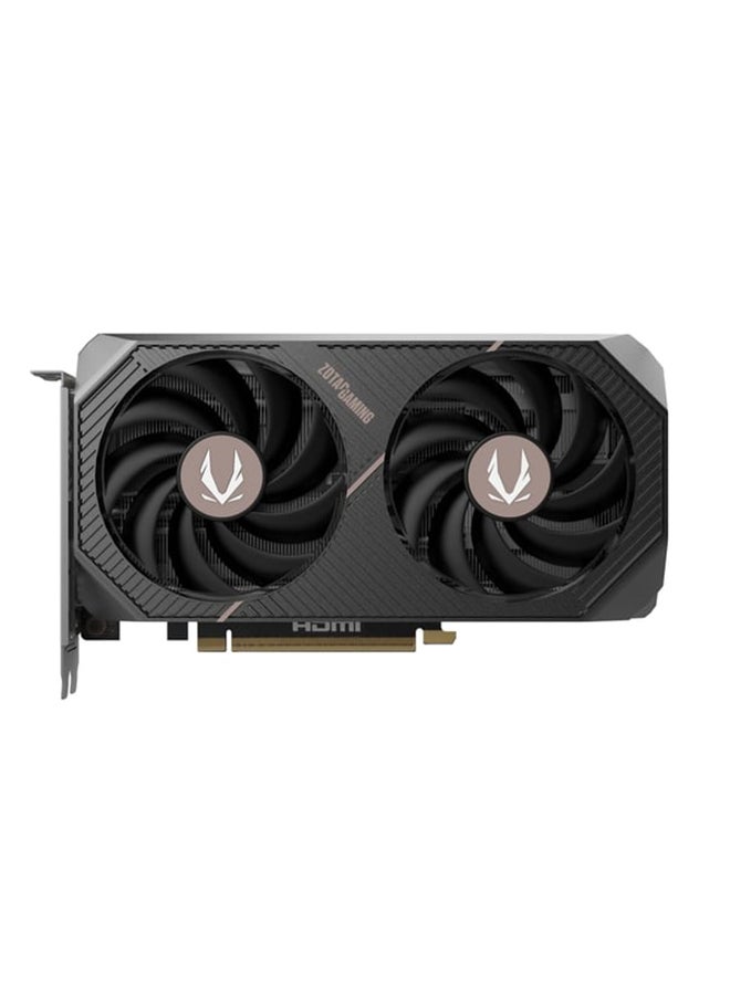 ZOTAC - GeForce RTX 5060 Ti 16GB GDDR7 AMP Graphics Card - NVIDIA Blackwell Architecture, DLSS 4, 4608 CUDA Cores, 2632 MHz Boost Clock, 28 Gbps Memory, PCIe 5.0 x8, Dual-Fan IceStorm 2.0 Cooling, 1x 8-Pin Power Connector, 4K/8K HDMI & DisplayPort, Metal Backplate, Compact SFF-Ready Design with White LED Lighting, Freez Fan Stop, Quad Display Support | ZT-B50620F-10M - Image 1