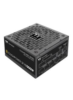ثيرمال تيك Toughpower SFX 1000W 80+ Gold Fully Modular Power Supply, ATX 3.0 & PCIe Gen 5.0 Ready, Native 12VHPWR (12+4pin) Connector, SFX-L Form Factor, 120mm FDB Fan, 100% Japanese Capacitors, High Efficiency 90%, Low-Profile Flat Cables, Intel ATX 3.0 Compliant, 100,000 Hrs MTBF, SFX-to-ATX Bracket Included – TT Premium Edition | PS-STP-1000FNFAGK-1  - Image 2