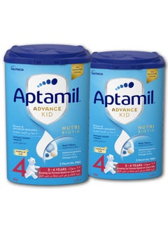 Aptamil Advance Kid 4 Milk Formula Palm Oil Free 3-6 Years Plain Pack of 2  - Image 1