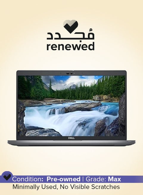 Renewed - Latitude 5430 Laptop With 14-Inch Full HD Display,Intel Core i5-1235u Processor/10-Core/12th Gen/8GB RAM/256GB SSD/Intel Iris XE Graphics/Windows 10 Pro English grey
