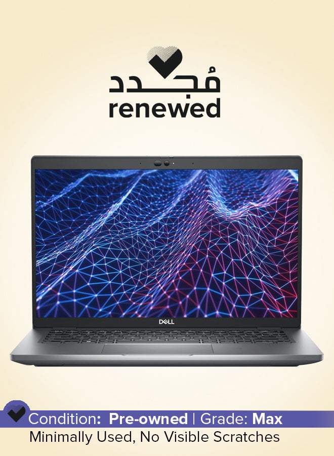 DELL Renewed - Latitude 5430 Laptop With 14-Inch Full HD Display,Intel Core i5-1235u Processor/10-Core/12th Gen/16GB RAM/512GB SSD/Intel Iris XE Graphics/Windows 10 Pro Arabic grey  - Image 1