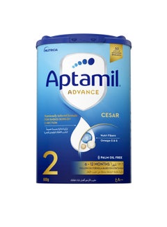 Aptamil Advance Cesar 2 Infant Milk Formula 6-12 months Plain Pack of 6  - Image 2