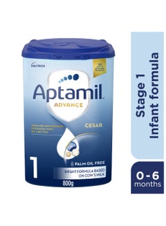 Aptamil Advance Cesar 1 Infant Milk Formula 0-6 months Plain Pack of 6  - Image 5