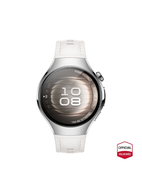 Watch 5 42mm Smartwatch, Multi-sensing X-tap Technology, Real-time Fingertip Blood Oxygen, Health Glance, Esim, Two Battery Modes, Ios and Android, White White