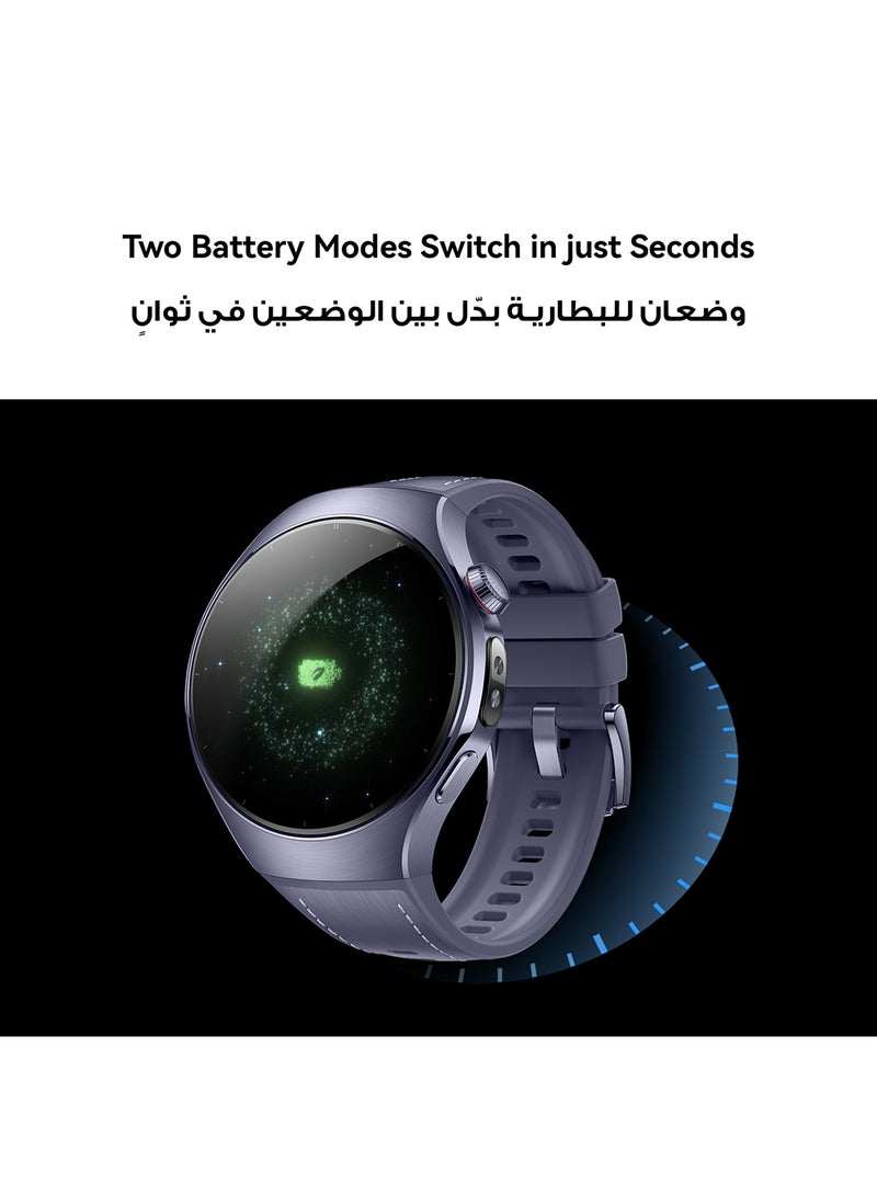HUAWEI - WATCH 5 42mm Smartwatch, Multi-sensing X-TAP technology, Real-Time Fingertip Blood Oxygen, Health Glance, eSIM, Two Battery Modes, iOS And Android + Free FreeBuds 6i - SandGold - Image 1