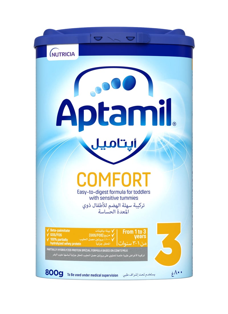 Aptamil Comfort Stage 3 Formula Milk Powder 1-3 years Plain Single - Image 1