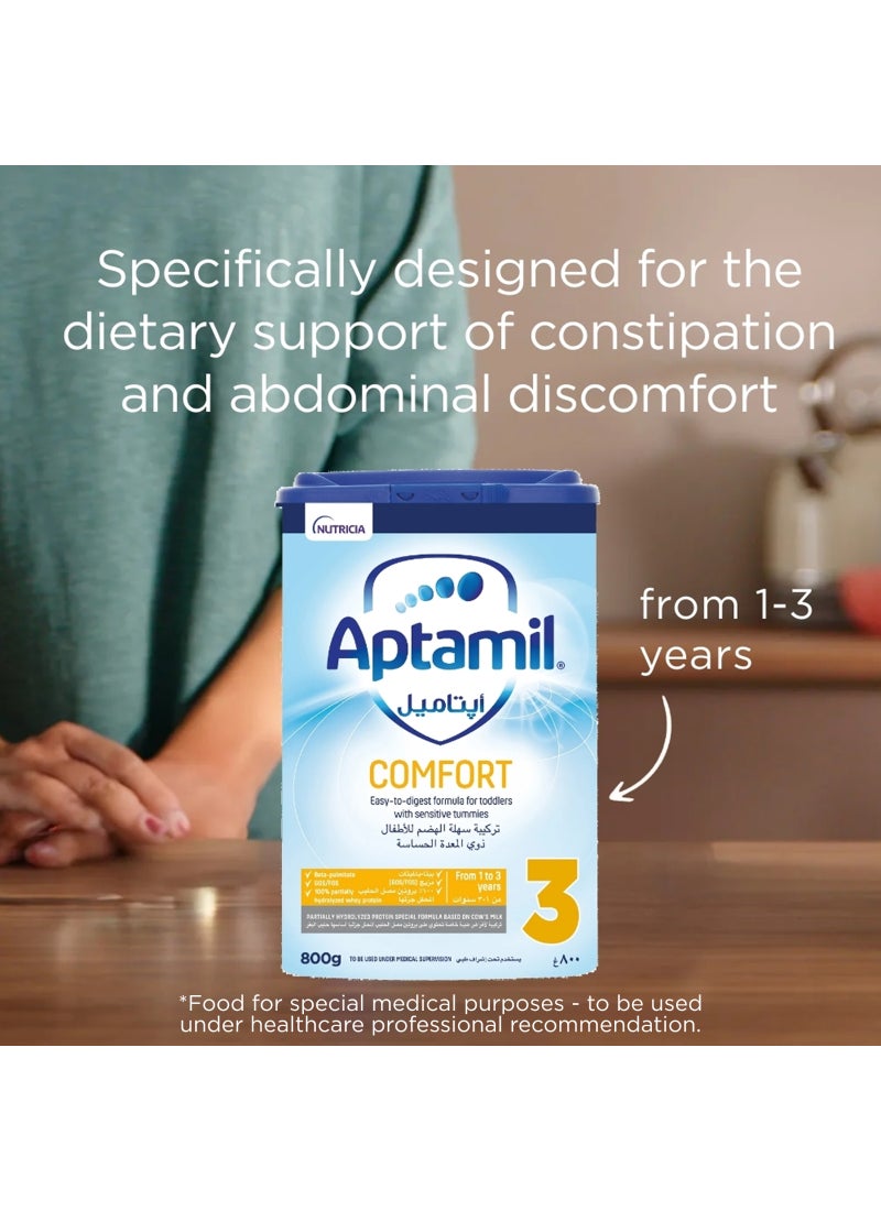Aptamil Comfort Stage 3 Formula Milk Powder 1-3 years Plain Single - Image 4