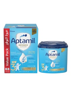 Aptamil Advance Junior Stage 3 Milk Formula Palm Oil Free 1-3 Year Dual Pack Plain Pack of 2  - Image 3