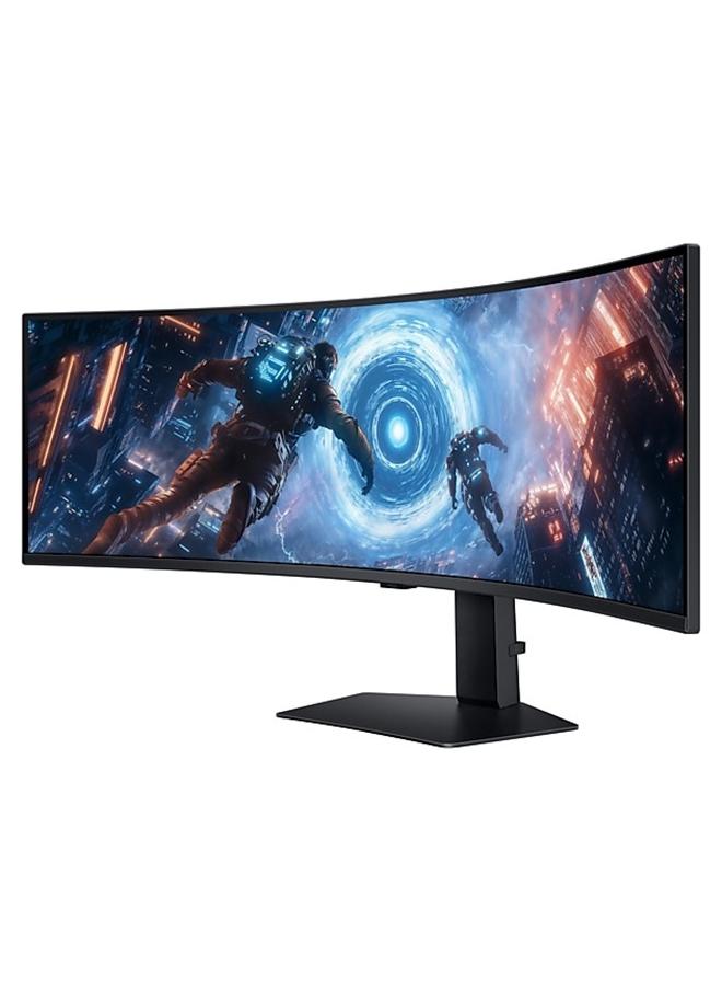 Samsung 49 inch Odyssey G9 Dual QHD 144Hz 1ms Curved (1000R) (32:9) Gaming Monitor, VESA DisplayHDR 600, AMD FreeSync premium Pro, Dual Connect, Auto Source Switch+, height Adjustable, Swivel, G91F LS49FG910EMXUE black - Image 3