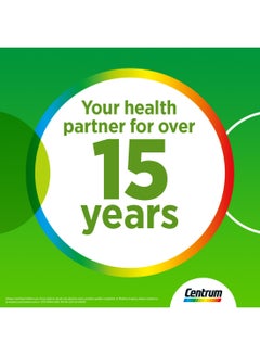 Centrum A to Zinc supplements for Adults with Vitamin B, C, D, Minerals, Nutrients and Trace Elements, 100 tablets  - Image 4