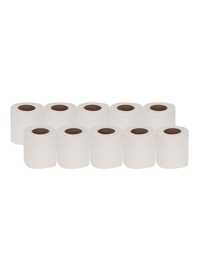 packwell Packwell Toilet roll 250 sheets pack of 10 pcs rolls Softness Bathroom Tissue Roll white  - Image 3