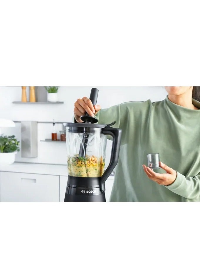 بوش Stand Mixer 1200 W Series 4 Blade Design 4 Wing, Stainless Steel, Speed Levels 2 2 L 1200 W MMB6172B Black  - Image 5
