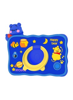 ATOUCH 7.85-inch Kids Smart Learning Tablet KC64 Pro 8GB RAM 256GB ROM Dual Sim 5G Network Built-in Stand with Silicone Case And Portable Bag Blue  - Image 2