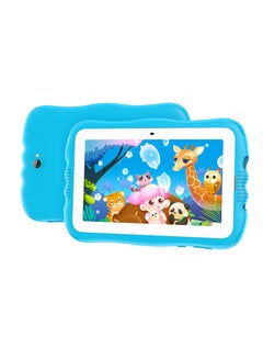 ATOUCH 7.85-inch Kids Smart Learning Tablet KC64 Pro 8GB RAM 256GB ROM Dual Sim 5G Network Built-in Stand with Silicone Case And Portable Bag Blue  - Image 3