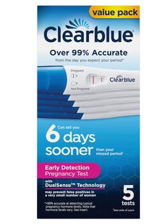 كليربلو Early Detection Pregnancy Test, 5 Ct  - Image 1